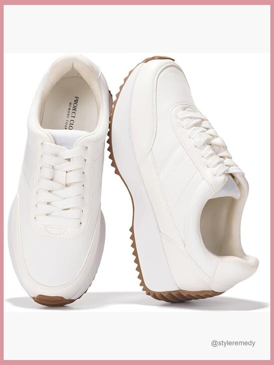 Shoes - Memory Foam Sneakers - Lightweight Non-Slip Lace Up Athletic Shoes